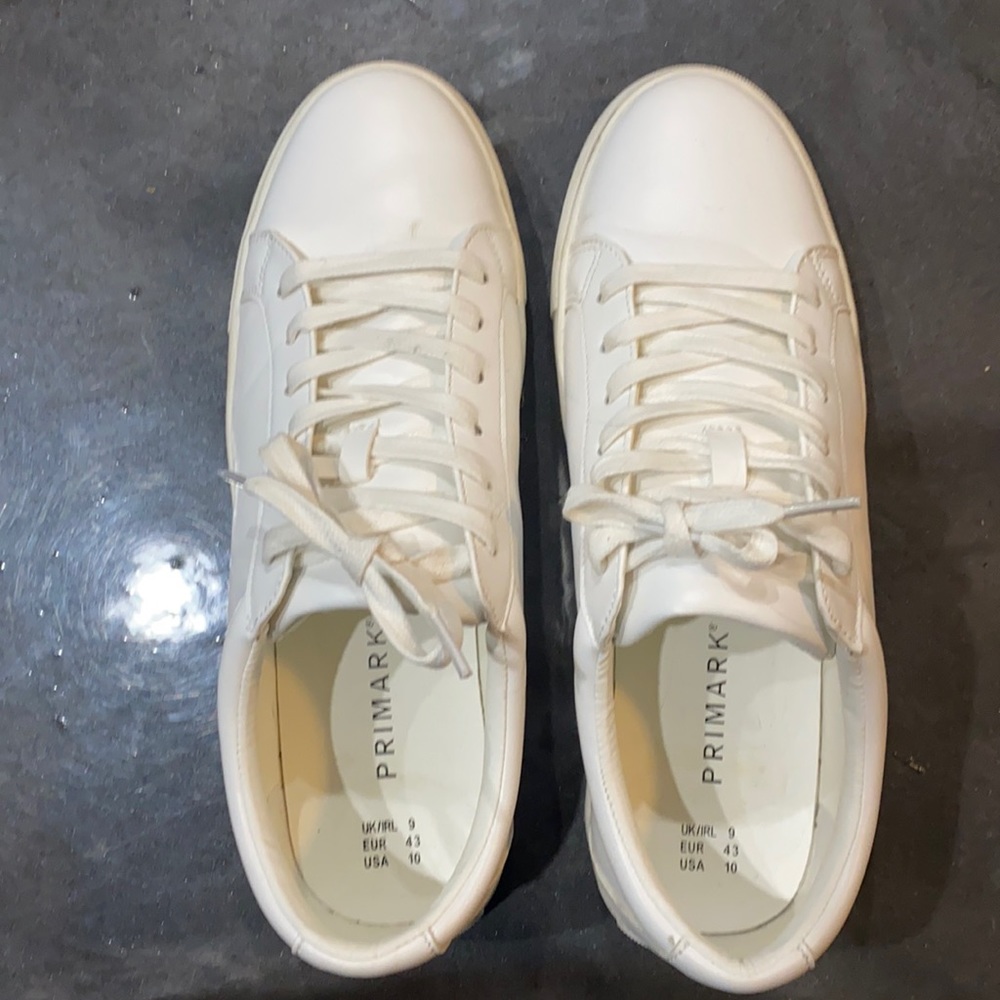 Primark white tennis shoes